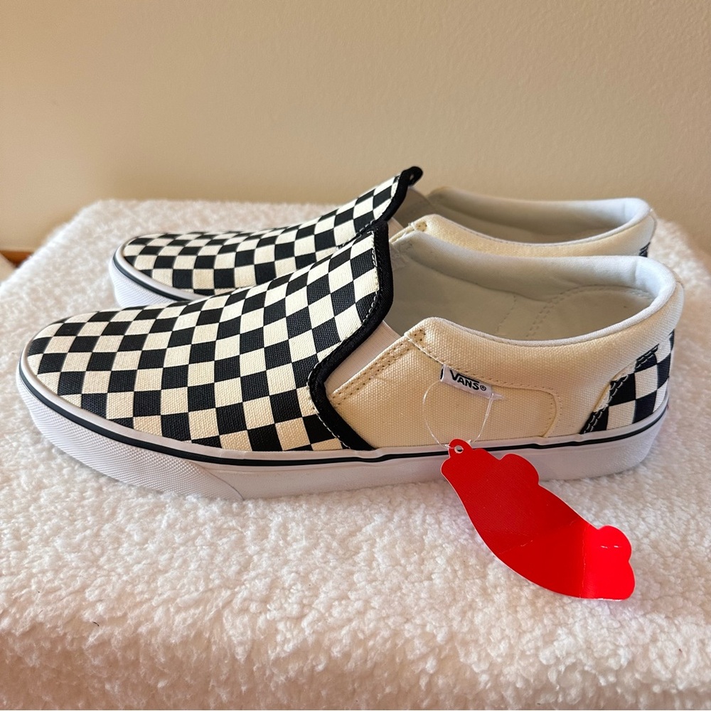 Men’s Vans Checkerboard Slip-Ons - Picture 3 of 10